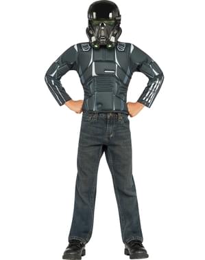 Kit de déguisement Death Trooper Star Wars Rogue One musclé pour enfant (boîte vitrine)
