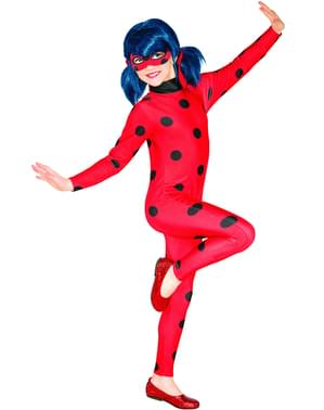 Ladybug Kostüm mit Augenmaske für Mädchen