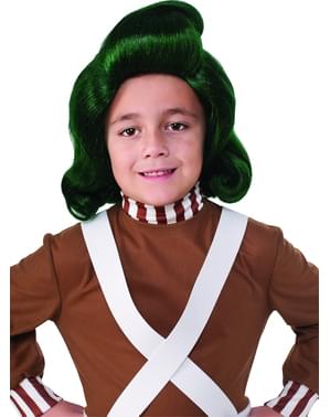 Charlie Oompa Loompa dari Anak dan Wig Pabrik Cokelat