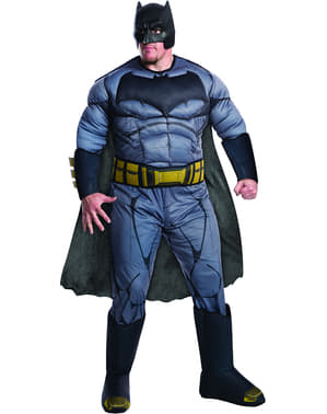 Man Plus Size Deluxe Batman: Batman v Superman Costume