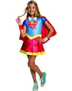 Kostum Deluxe Supergirl Gadis