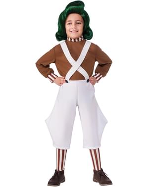 Maskeraddräkt Oompa Loompa för barn