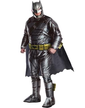 Disfraz de Batman armadura Batman vs Superman para hombre talla grande