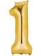 Ballon nummer 1 goud