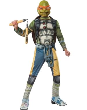 Çocuğun Michelangelo Teenage Mutant Ninja 2 Kostüm kaplumbağalar