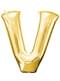 Gold Letter V Balloon (86 cm)