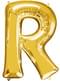 Balon złoty literka R (86 cm)