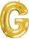 Gold Letter G Balloon (86 cm)