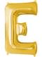 Buchstabe E Luftballon gold