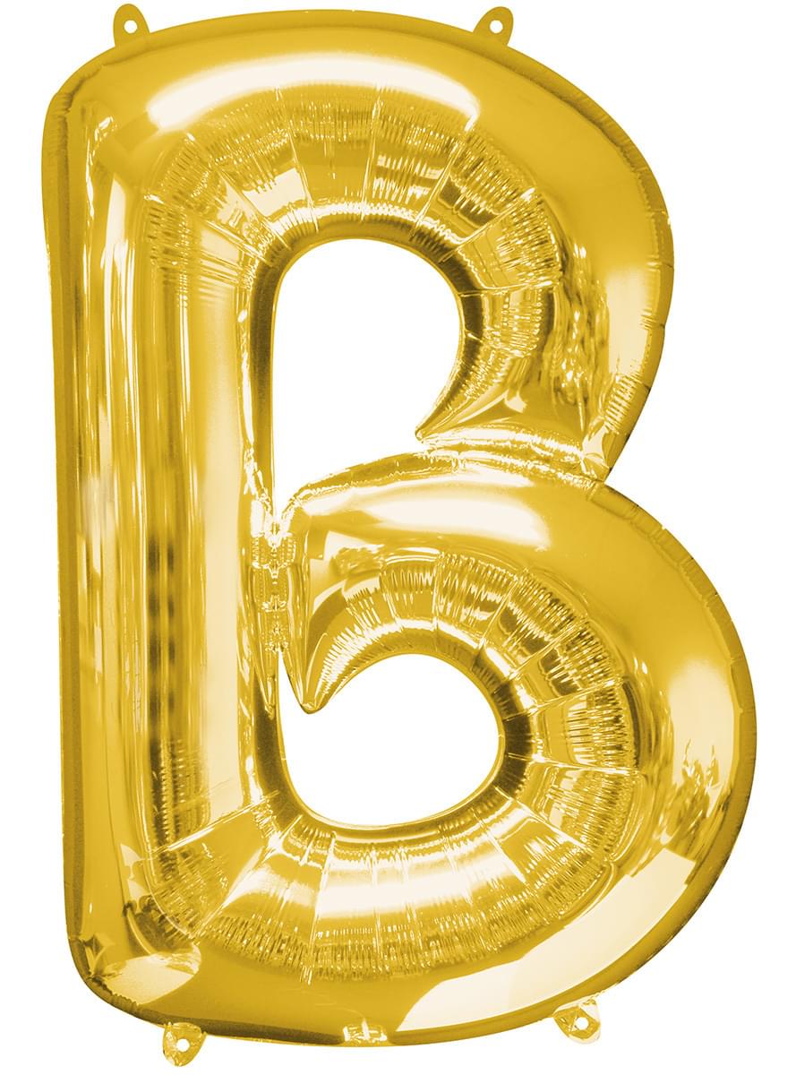 בלון זהב האות B (86 ס