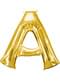 Ballon letter A goud (86 cm)