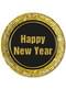 8 assiettes Happy New Year