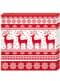 Set met 20 Kerst rendier servetten
