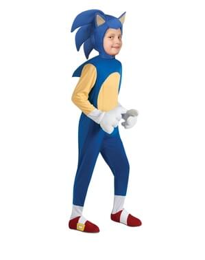 Bir çocuk için Deluxe Sonic kostümü
