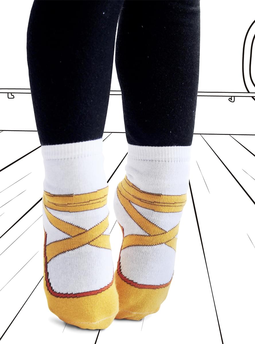 Calcetines de bailarina de ballet para bebé