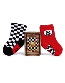 Meias de piloto de corrida para bebé