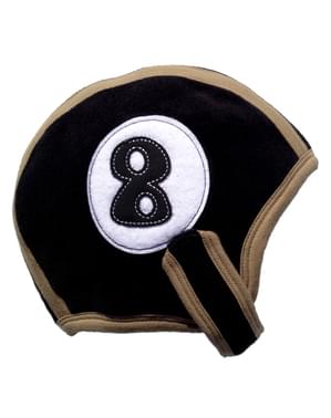 Bonnet boule de billard numéro 8 bébé