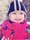 Biljartbal nummer 8 muts voor baby's