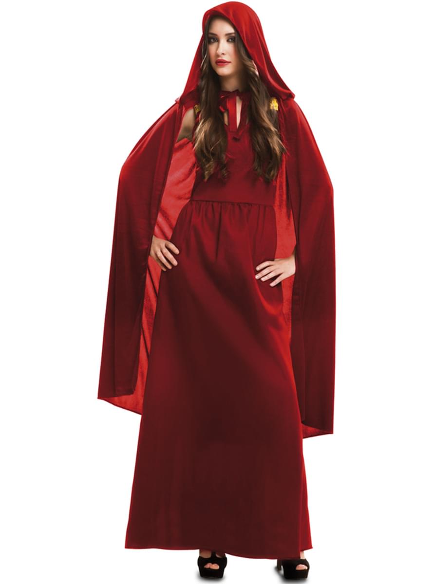 Déguisement sorcière rouge femme