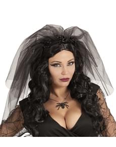 Véu de noiva morta para mulher