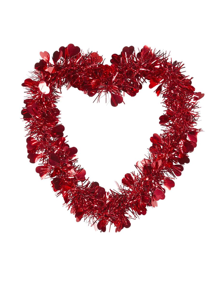 sankt valentin herz auf kupferdraht