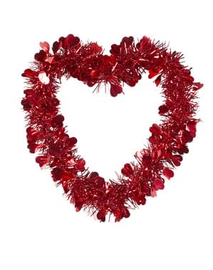 Coração de São Valentim em fios de cobre