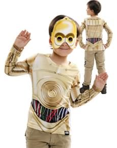Camiseta de C3PO hiperrealista para niño