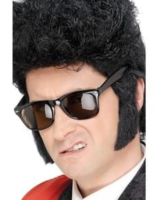 Teddy Boy Black Sideburns