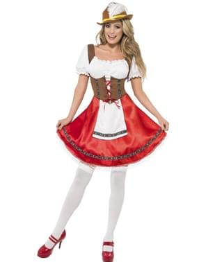 Tyrolerkjole Oktoberfest kostume