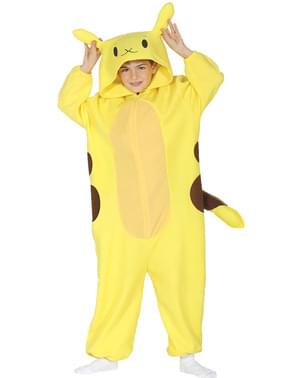 Déguisement Pika Pika électrique kigurumi enfant