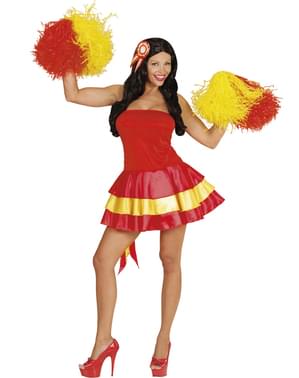 Spanische Cheerleader Kostüm für Damen