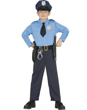 लड़के के लिए कट्टर पुलिस पोशाक