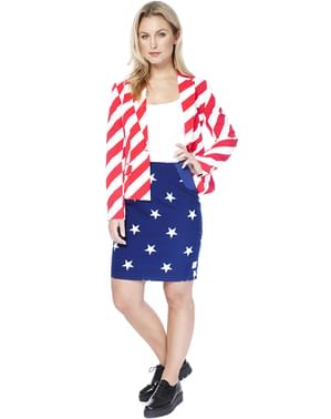 Fato de bandeira dos Estados Unidos para mulher - Opposuits