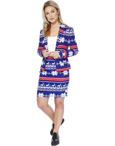 Fato Miss Rudolph Opposuit para mulher