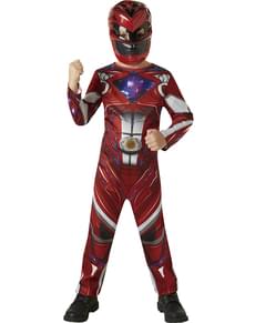 Disfraz de Power Ranger rojo Movie para niño