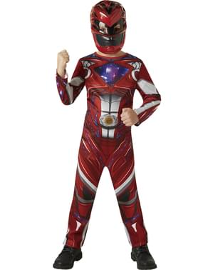 Kostum Film Red Power Ranger Boy