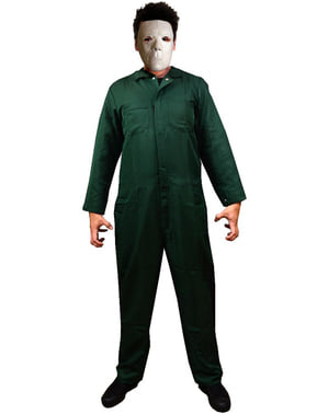Micheal Myers Kostüm grün für Herren aus Halloween II