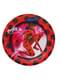 Set med 8 desserttallrikar The Miraculous Ladybug 18 cm