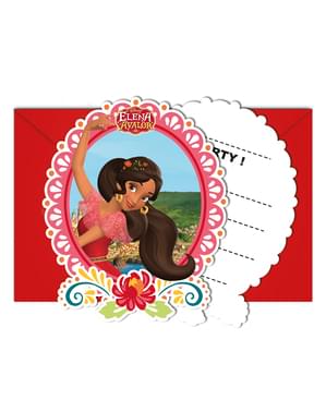 Elena fra Avalor invitationer, 6 stk.