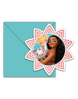 Set 6 inviti Vaiana