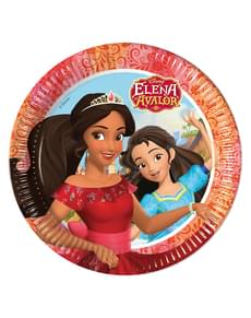 Elena fra Avalor tallerkner 23 cm, 8 stk.