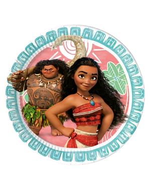 8 pratos Vaiana (23 cm)