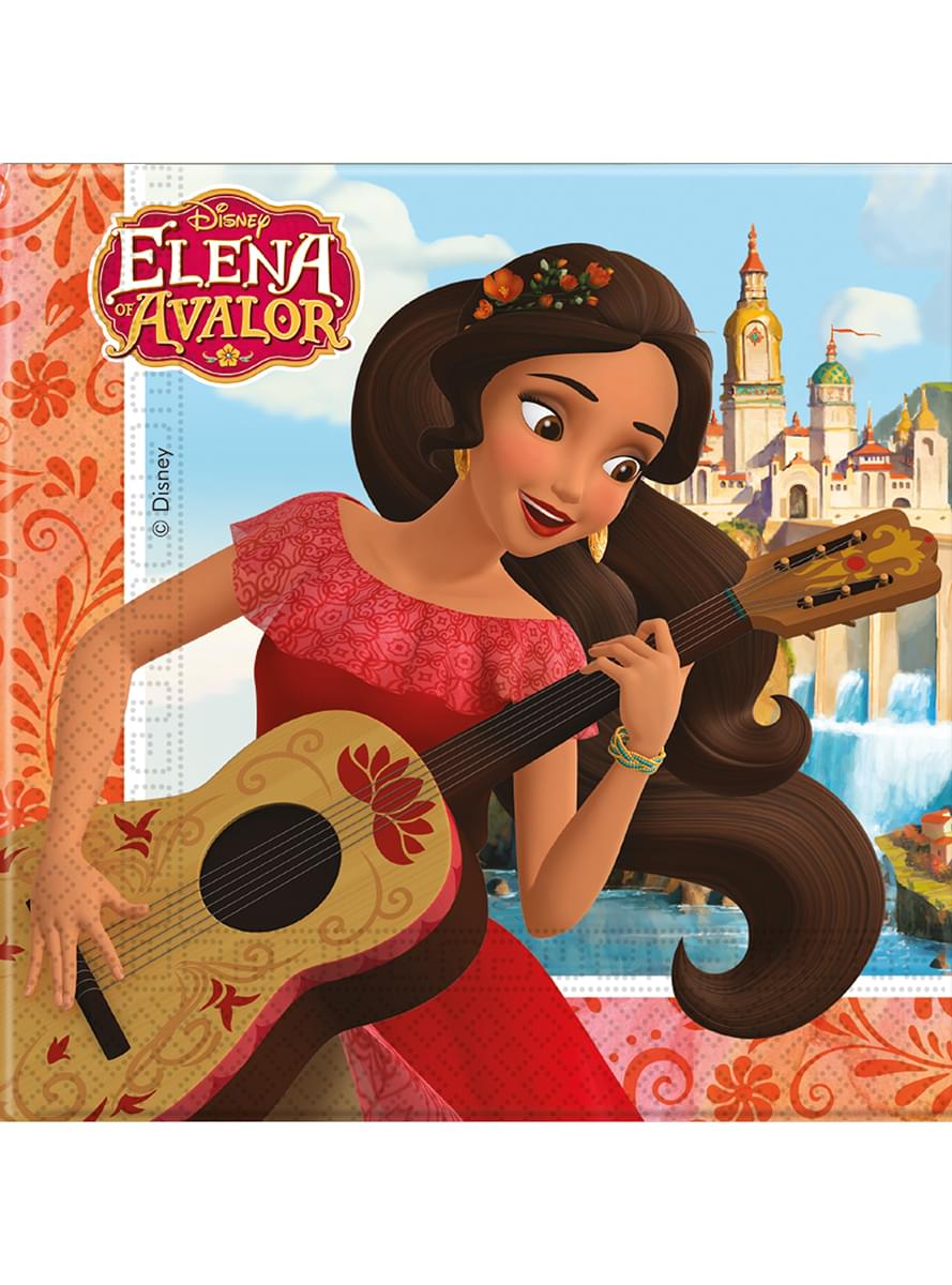 20 servilletas Elena de Avalor (33x33 cm)