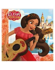 Conjunto de 20 Guardanapos Elena de Avalor
