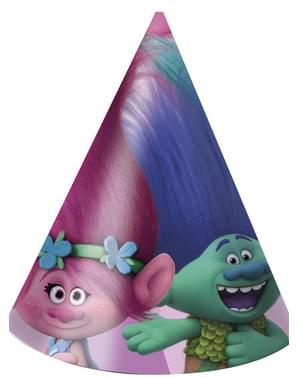 6 gorritos de cumpleaños Trolls