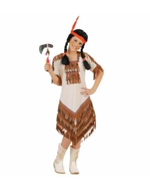 Disfraz de india americana para niña