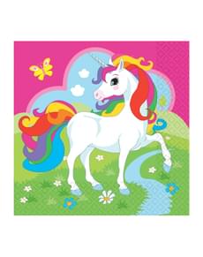 Set of 20 Unicorn Napkins