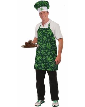 תלבושות שף המריחואנה של המבוגר