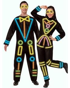 Adult's Glowing Suit Costume
