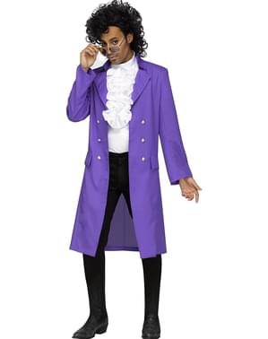Prince Purple Rain plus size kostyme for Menn